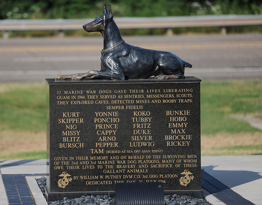 War Dog memorial