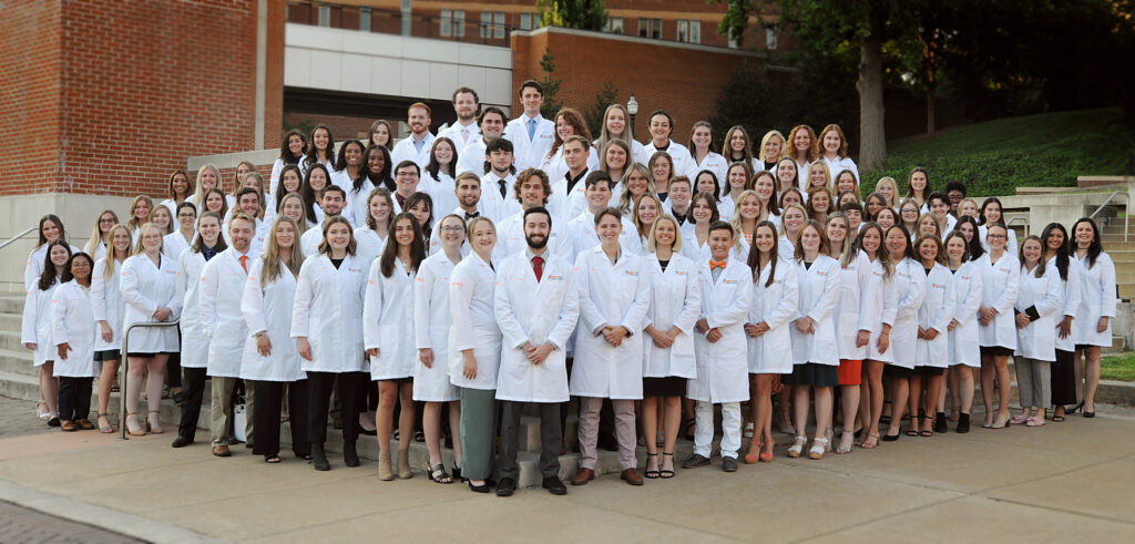 The UTCVM Class of 2027 at their White Coat Ceremony. 