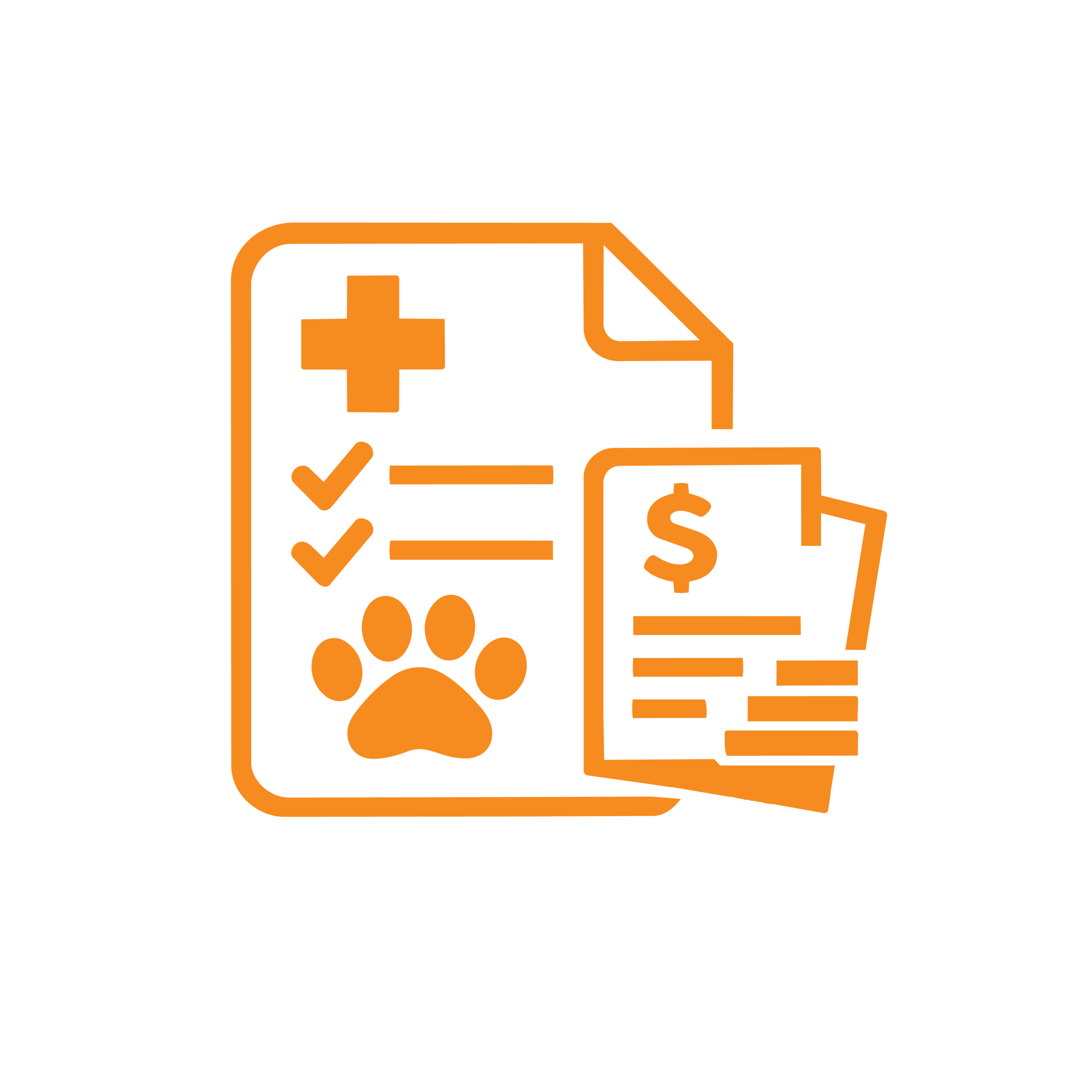 Pre-Referral Estimate Icon for Veterinary Portal.