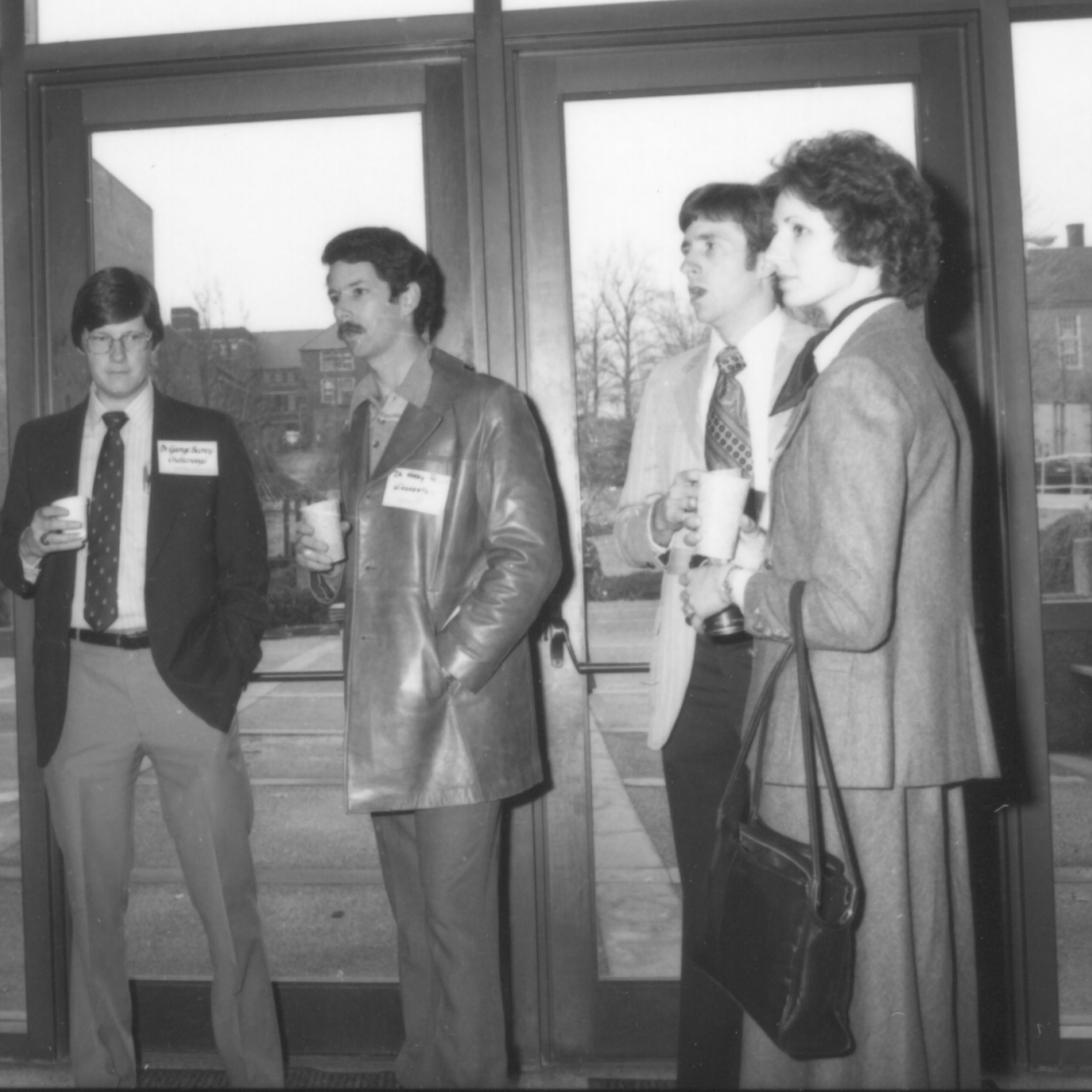 Attendees during a break at the Annual Conference in 1980 