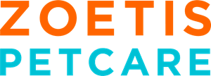 Zoetis Petcare logo in orange and blue