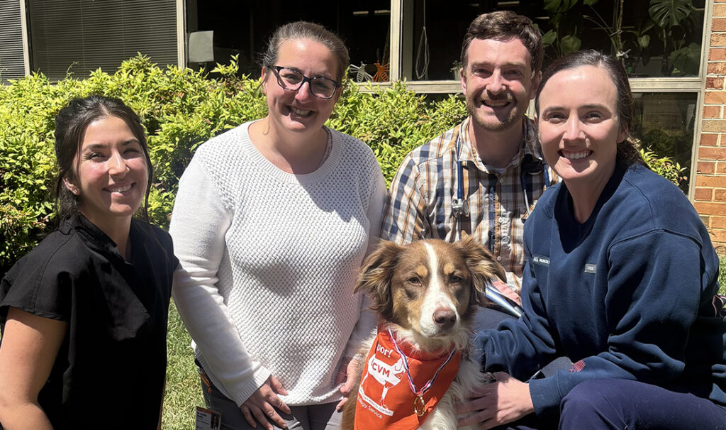 A patient treated here with the medical oncology team and by radiation treatment, he recently graduated from treatment.