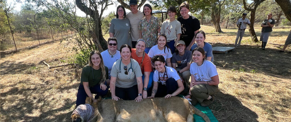 Student group in South Africa